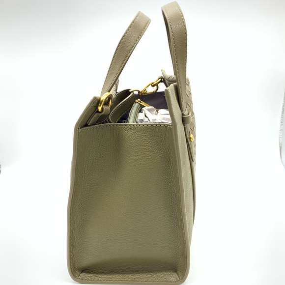 NWT Fossil Kingston Satchel Green Moss - Picture 3 of 7